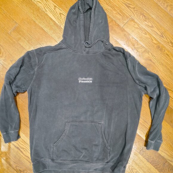 TWLOHA grey hoodie, the world needs your presence not your perfection - Picture 2 of 8